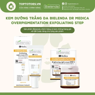 Kem dưỡng trắng da Bielenda Dr Medica Overpigmentation Exfoliating & Brightening