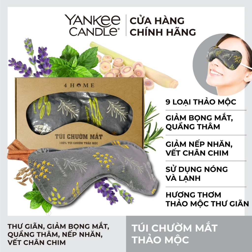 Túi Chườm Mắt Thảo Mộc 4Home