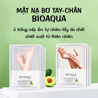 (Sỉ) Mặt nạ ủ tay chân Bioaqua mask dưỡng ẩm, ủ trắng cho da chân, tay, làm mềm, mịn, giảm chai sạn, nứt nẻ, tẩy da chết