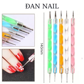 Bút chấm bi nail bộ 5 cây 2 đầu trang trí móng