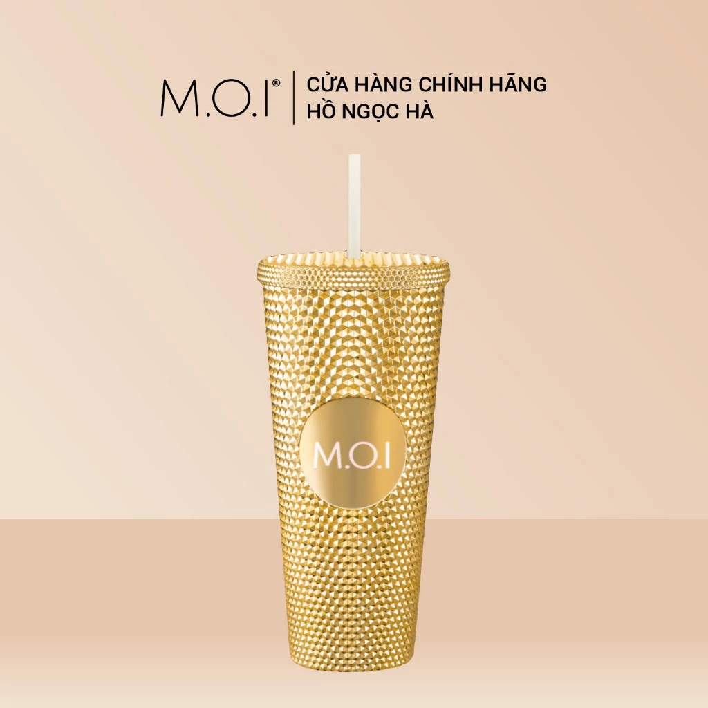 [GIFT] Ly nhựa trụ kim cương lấp lánh Holiday by M.O.I 750ml