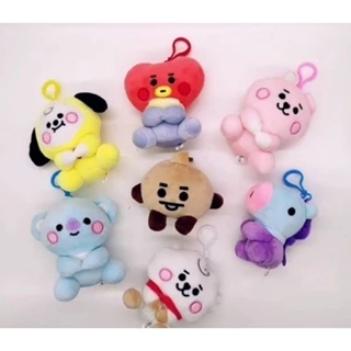 Móc khóa nhồi bông BT21 Baby Sitting (unoff)