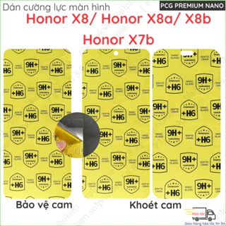 Dán cường lực màn hình Honor X7b/ Honor X8/ X8a/ X8B nano dẻo trong suốt, nhám mờ, bảo vệ mắt, chống nhìn trộm