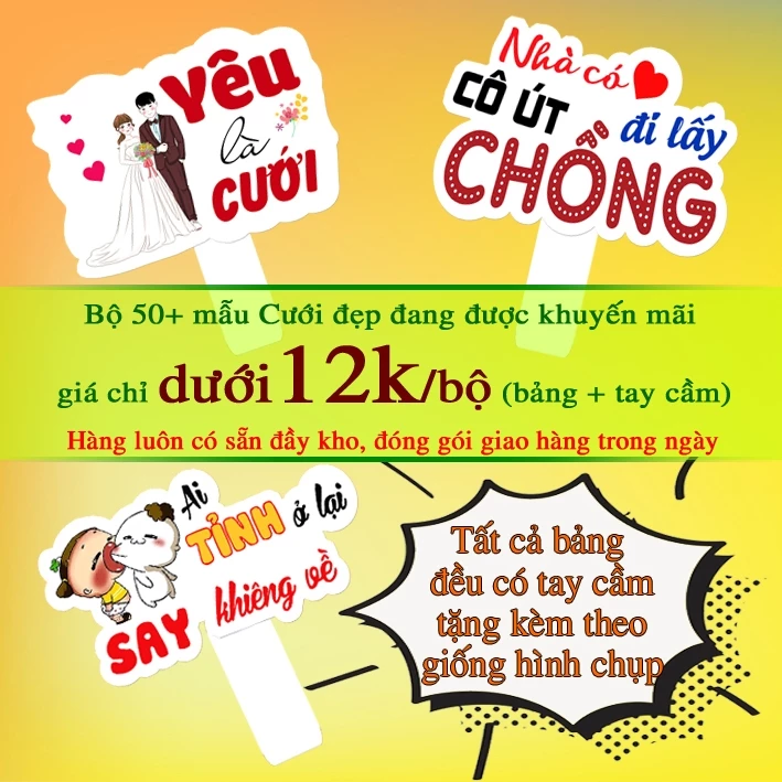 Hashtag cầm tay Đám cưới, Bảng chụp ảnh cưới, sinh nhật, Fomex dày loại tốt+ tay cầm,không chóa đèn