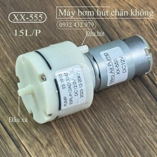 Máy bơm hút chân không, thổi oxy, sục bể cá, hút máy cắt kính  12V – 24V ( hàng mới 100%)