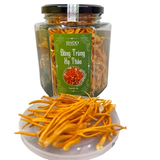 Đông trùng hạ thảo hữu cơ 25g thượng hạng chính hãng JINDO sấy khô thăng hoa tốt cho sức khỏe