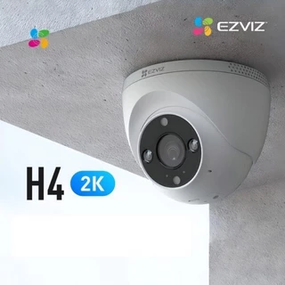 Camera Wifi Ezviz Dome H4 3MP 2K đàm thoại 2 chiều, ghi hình màu ban đêm - hàng chính hãng - Bảo Hành 2 Năm