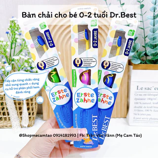 Bàn chải cho bé Dr.Best Đức (Bé từ 0 - 2 tuổi)