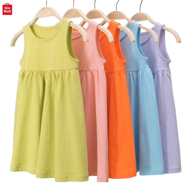 (9-29kg) Váy Sát Nách Mùa Hè chất cotton mềm mại thoáng mát cho bé Gái - chính hãng 27Home