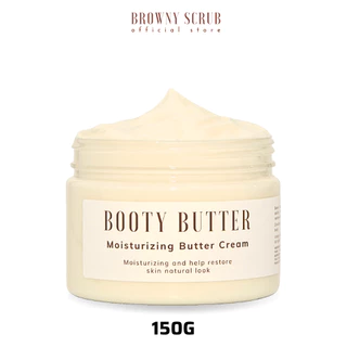 Kem dưỡng ẩm body cream BOOTY BUTTER giúp da căng bóng mềm mượt, ngừa rạn, đều màu da 150g handmade