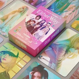 Lomo card Hologram Kpop Eitherway Thẻ bo góc Album Thần Tượng