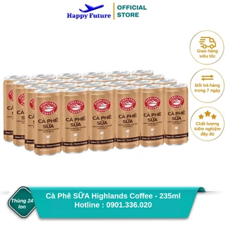 [ Hỏa Tốc ] Thùng Cà Phê Sữa Highlands Coffee 235ml