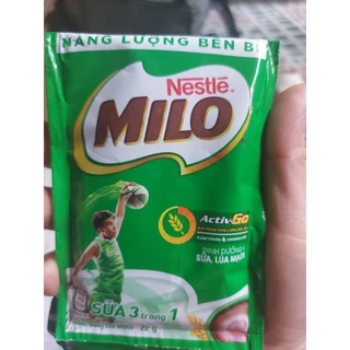 Thức Uống Lúa Mạch Milo Nestle, Sữa bột Milo. Dây 10 Gói x22G