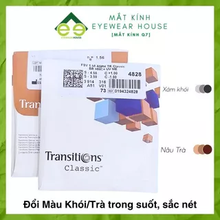 TRÒNG KÍNH ĐỔI MÀU ESSILOR TRANSITIONS CLASSIC