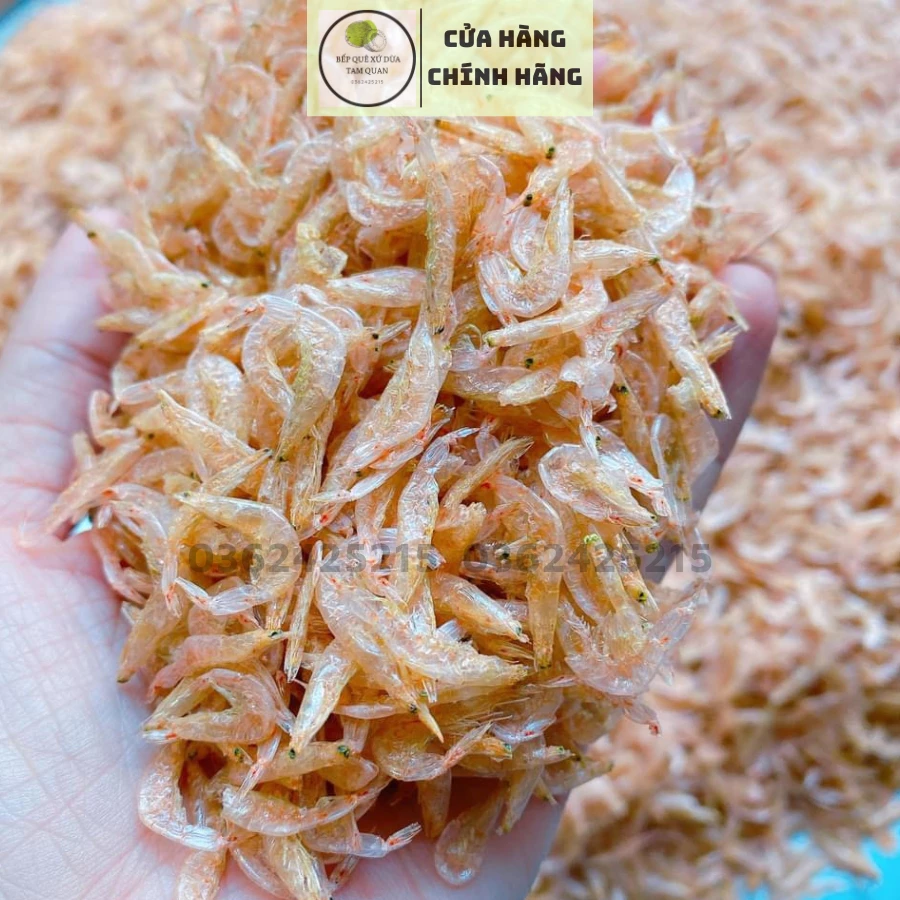 Tép Khô, Ruốc Khô, loại to, sạch, 500g