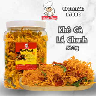 500G Khô Gà Lá Chanh ( đóng hũ ) MAXIFOOD