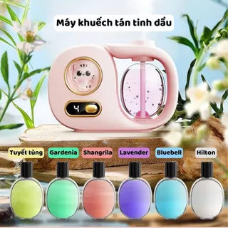 Máy Xông Tinh Dầu Tự Động 4 Chế Độ Phun Sương, Máy Khuếch Tán Tinh Dầu Thơm Phòng Mini