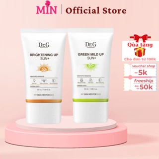 Kem chống nắng Dr.G - chống nắng dưỡng sáng da Brightening & Green Mild Up Sun+ SPF50+ PA+++ 50ml