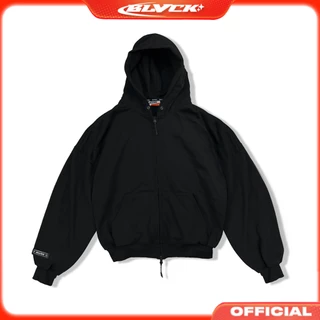 Áo hoodie zip " BLANK " / BLVCK - Nỉ chân cua, form boxy, unisex.