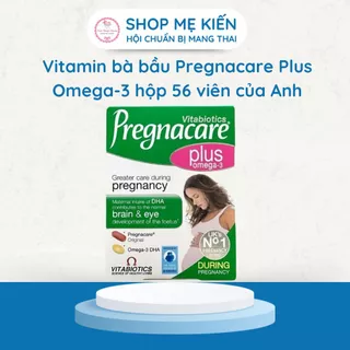 (date 09/24)Vitamin bà bầu Pregnacare Plus Omega-3 hộp 56 viên của Anh - Shop Mẹ Kiến