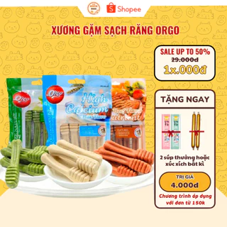 Xương Gặm Orgo Sạch Răng, Thơm Miệng, Bổ Sung Canxi Cho Chó