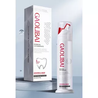 Kem Đánh Răng GAOLIBAI Nhật Bản 120gr - Gel Nano Bạc Làm Trắng Răng Đánh Bật Cao Răng, Sạch Mảng Bám, Hơi Thở Thơm Mát