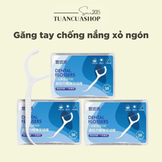 Combo 100 tăm chỉ nha khoa, tảm xỉa răng, vệ sinh chân nướu