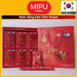 (Date 1/2027) Nước Hồng Sâm Chén Dream Sobek hộp 30 gói x 70ml Chính Hãng Hàn Quốc