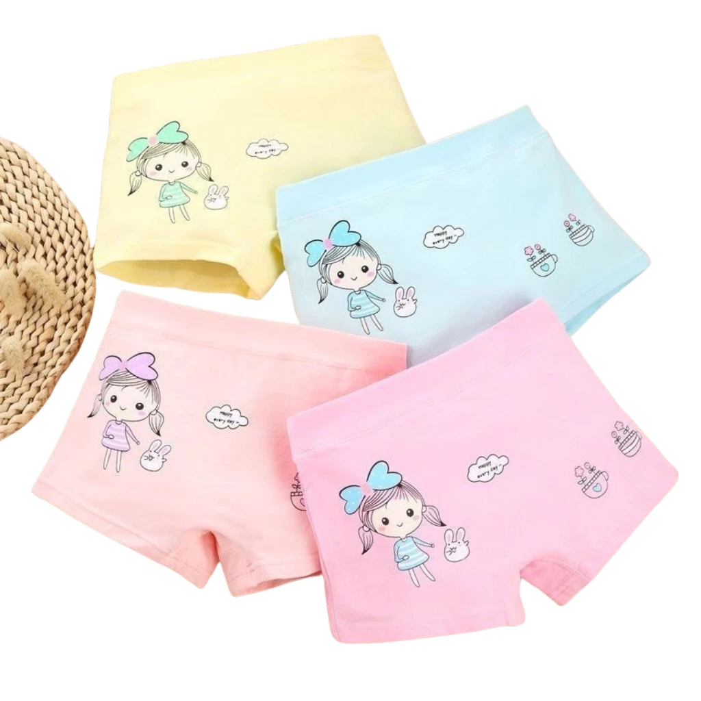 Quần chip đùi bé gái size 10-35kg, quần đùi cho bé gái chất thun coton mềm mát, co giãn tốt - SUNKIDS1