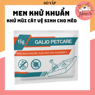 Men Khử Mùi, Khử Khuẩn Cát vệ sinh cho mèo gói 15gr