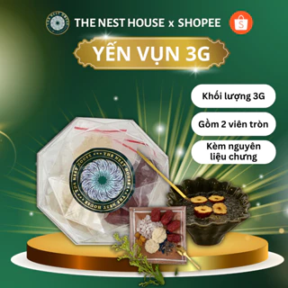 Hộp 3 gram tổ Yến sào tinh chế nguyên chất Nha Trang Khánh Hoà