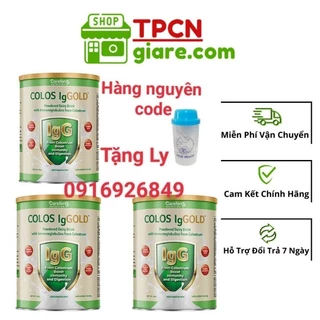 combo 3 lon sữa Colos lgGold tặng kèm ly