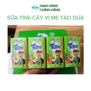 Lốc 4 hộp sữa trái cây vị me táo dứa Mc Kidz 110ml (4x110ml)