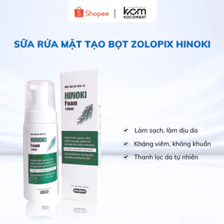 (7/11/2024) Sữa rửa mặt tạo bọt Zolopix Hinoki Foam - 150ml