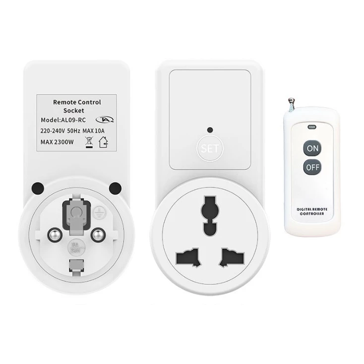 Ổ Cắm Điện Không Dây Điều Khiển Từ Xa AL09RC Có Phích Cắm EU Chất Lượng Cao Cho Gia Đình