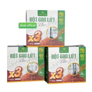 Bột gạo lứt Plus Như Ý hộp 20 gói hỗ trợ giảm cân, giảm mỡ giúp cơ thể nhẹ nhàng, tốt cho sức khỏe.