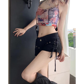 Quần short đan dây sexy cá tính