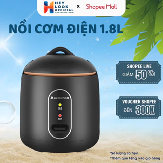 Nồi Cơm Điện Mini Chống Dính GODWELL Nấu Hầm Súp Cháo Đa Năng Dung Tích 1.2L An Toàn 600W