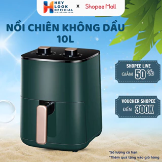 Nồi chiên không dầu GODWELL dung tích 10L công suất 1500W cao cấp nhiệt đối lưu, chống dính tiện lợi