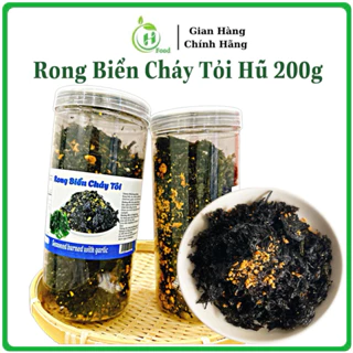 Rong biển cháy tỏi hũ 200gr