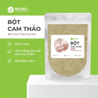 Bột cam thảo nguyên chất  100% oganic giảm mụn se khít lỗ chân lông  - BUNO