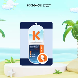 Mặt nạ tinh chất Vitamin K tái tạo da Foodaholic Derma AC Control Mask With Vitamin K 23g