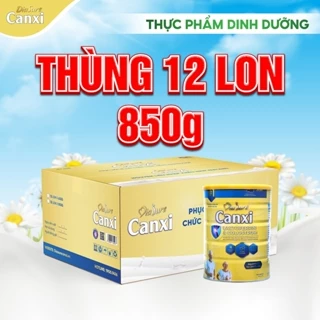 Thùng 12 Lon Diasure Canxi 850g, Bổ sung dinh dưỡng, nano canxi phòng chống loãng xương, cải thiện xương khớp