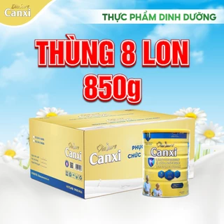 Thùng 8 Lon Diasure Canxi 850g, Bổ sung dinh dưỡng, nano canxi phòng chống loãng xương, cải thiện xương khớp