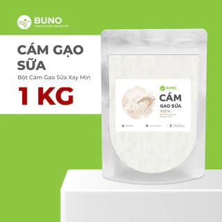 Bột cám gạo sữa [ 500Gr ]  nguyên chất hữu cơ, trắng da, dưỡng ẩm, mờ thâm sạm - BUNO