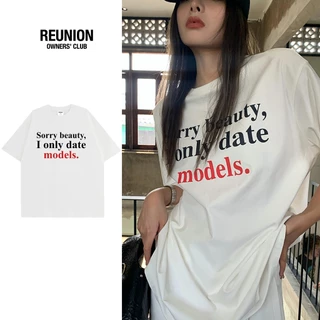 Áo Thun REUNION DATE-MODELS Chính Hãng Đen / Trắng - REUNION DATE-MODELS Tshirt