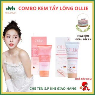 kem tẩy lông OLLIE chính hãng , tẩy lông vùng kín,nách, tay, chân, triệt lông an toàn không đau rát cho da nhạy cảm