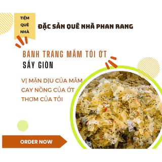 Bánh Tráng Chiên Mắm Tỏi Ớt (100gr - 300gr) Đặc Sản Phan Rang Siêu Giòn