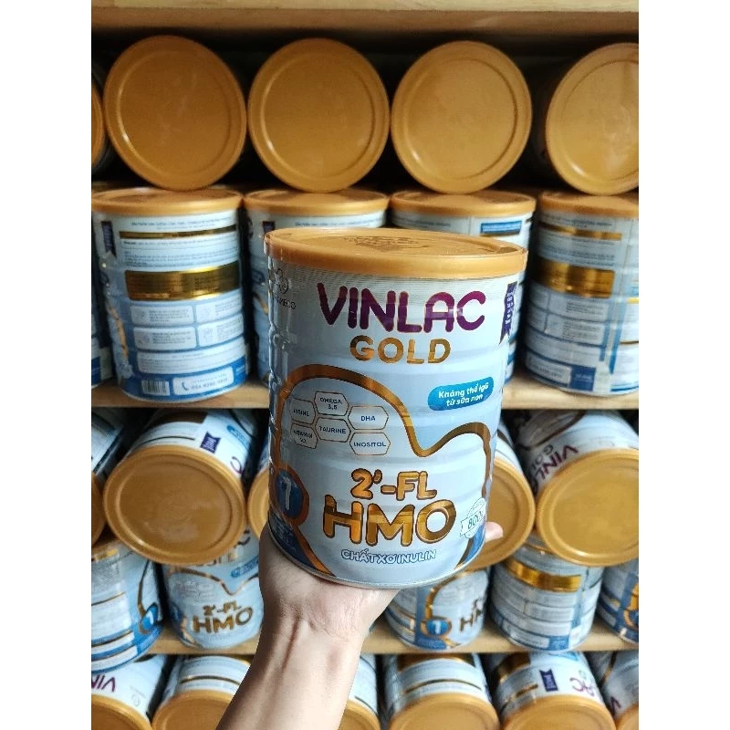 Combo 2 lon sữa vinlac gold 1&2 800g date 2026