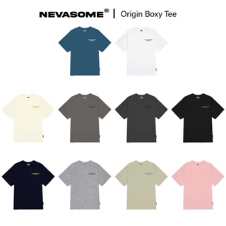 Áo Thun Boxy Local Brand NEVASOME Origin 10 Màu Cotton 280 gsm Tay Lỡ Form Boxy Rộng Nam Nữ Unisex